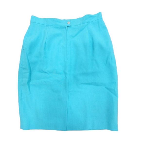 Vintage Braemar Petites matching skirt and blazer suit linen like XL - Picture 8 of 16